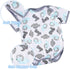 6 17-22 Inch BABESIDE Pcs Reborn Baby Doll Clothes for Babydolls, Dinosaurs Pattern Lifelike Reborn Baby Doll