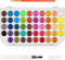 Taotree Watercolor Paint Set, 48-Color Cake & Brush, Refillable Water Brush Pen, Painting Supplies for All Ages