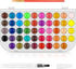 Taotree Watercolor Paint Set, 48-Color Cake & Brush, Refillable Water Brush Pen, Painting Supplies for All Ages