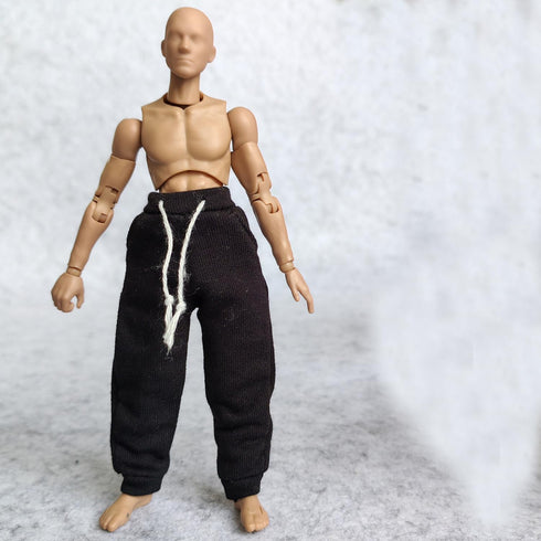 1/12 Scale Action Figure Sweat Pants Clothing for 1:12 6-Inch Male Action Figure Doll