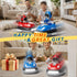 2-Player 2-5 Set 360 Battle rc Car Toddler Boys Labour Day Toy | Cartoon Remote Control Bumper Cars with Light & Sound