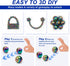 AYXXZJD 32 Pcs Magnetic Balls Fidget Toy,Adult Fidget Toys, Science Kit for Anxiety Relief,Office Desktop Decoration