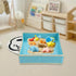 DuskHaven 60cmx60cm Children's Play Mat, Easy to Carry, Large, Thick, Portable, Easy to Clean, Blue