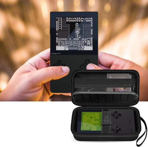 Hard Case Compatible with Analogue Pocket Handheld Game Console - Portable Mini Game Player Storage Bag (Box Only)