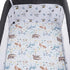 4 Pack 18 36 Inch,Stretchy Bassinet Sheet Cradle Sheet Fitted x Ultra Soft Sun/Forest Deer/Space/Dinosaur