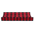 Woodland-Themed Baby Changing Pad Cover - Buffalo Plaid Design