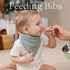 PurlHaven 8 Pack Muslin Bibs, Baby Bandana Drool Bibs,Extra Absorbent Soft Cotton,Baby Bib for Drooling and Teething