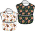 Qwalnely 2Packs 6-24 Sloth Baby Stuff Baby Bibs for Months Waterproof Washable Fabric (Sloth)