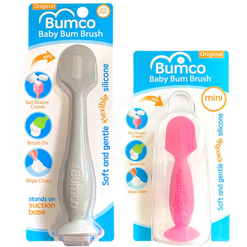 Bumco Baby Bum Brush + Mini Diaper Cream Spatula with Case -