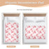 siphylline 52" 34" Watercolor Art Flowers Red Extra Large Resuable Baby Bed Pad Highly Absorbent Diaper Changing Pad