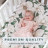 2 Pack Pobibaby - Premium Fitted Baby Girl Crib Sheets for Standard Mattress - Ultra-Soft Jersey Knit, Safe and Snug