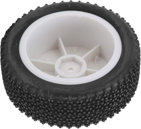 VGEBY 4Pcs Rubber RC Tires, 1/12 Scale Front Rear Wheels and Tires Set for WLtoys 124019 Remote Control Cars