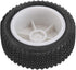 VGEBY 4Pcs Rubber RC Tires, 1/12 Scale Front Rear Wheels and Tires Set for WLtoys 124019 Remote Control Cars