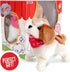 Liberty Imports Flip Over Puppy - Battery Operated Mechanical Jumping Dog Toy that Somersaults, Walks, Sits, Barks
