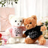 Hungdao 2 Pcs Wedding Flower Girl Proposal Gifts, 11.8 Inch Plush Bear for Wedding Proposal and Bridal Party