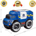 Liberty Imports Friction Powered Police Monster Truck Toy - Light & Sound Effects, Model Vehicle for Kids