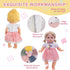 Girl Doll Clothes and Accessories - 6 Sets for 11 Inch Dolls, Princess Dress, Pajamas, Cute Outfits for Girls