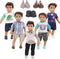 Ecore Fun 5 Sets Boy Doll Clothes and 3 Pairs of Shoes