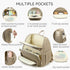 Backpack Backpack MAPLELILY Diaper Bag - Lightweight & Stylish, Boys, Girls & Baby Travel Essentials Tote with Changing