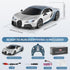 MIEBELY Remote Control Car, 1/24 Scale Fast RC Race Car, Bugatti Chiron with Headlight, Racing Hobby Model for Kids and