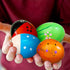 8 PCS Easter Wooden Eggs Shakers, Musical Instruments Decorations, Maracas Craft for Kids, Basket Stuffers