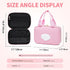 Diaper Clutch Bag with Wipes Pocket, Mini Organizing Pouches for Baby Travel Essential, Stroller Diaper Bag, Pink
