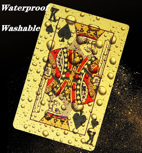 Waterproof Playing Cards, 4 Decks Plastic Poker Cards, Novelty Poker Cards for Men Adults Family Game Party
