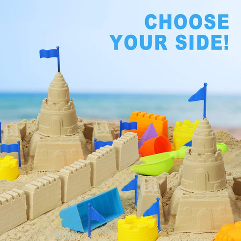 TOY Life Beach Toys for Kids Ages 4-8, Sand Castle Building Kit for Toddlers and Kids