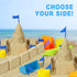 TOY Life Beach Toys for Kids Ages 4-8, Sand Castle Building Kit for Toddlers and Kids