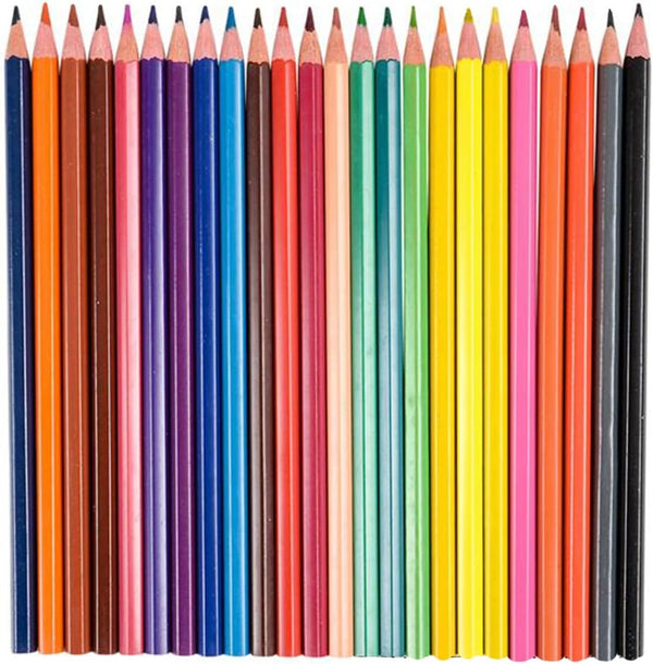 ArtCreativity Multi Colored Pencils - 24 Pack, Pre-Sharpened Coloring Pencil Set for School Art Projects