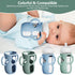 4 Pack 8 oz, Silicone Sleeves for Avent Natural Glass Bottles, Anti Breakage Baby Bottle Protector with Easy-Grip