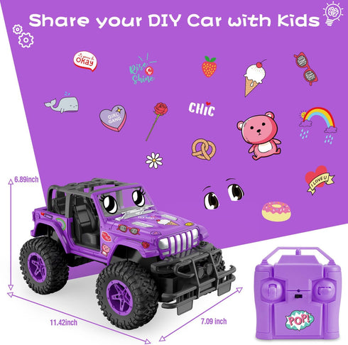 NQD RC Cars 1:16 Scale Jeep, 80 Min Playtime 2.4GHz Off-Road Trucks for Toddlers Girls Kids Teens