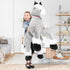 Tezituor 47 Inch Giant Horse Stuffed Animal Plush Toy - Realistic 4ft Long Pillow