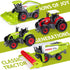 Oriate Farm Tractor Set, 34 Piece Die Cast Vehicle Playset, Large Tractors Toy for Kids Birthday Gift