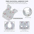 WYSLP 25pcs 6-18 Baby Disposable Bibs Travel Feeding Bib - Leakproof Liner, Food Catcher Pocket for Months Babies