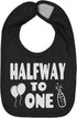Aiden's Corner Handmade Cute Baby Boy Girl Half Birthday Bibs - Halfway To One
