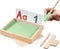 Montessori Sand Tray for Kids,Writing Play Sand Tray with Lid for Classroom