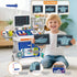 Fegalop Set Set 3 Doctor Kit for Kids Pretend Medical Station for Boys & Girls Mobile Cart with Kids Play for Ages