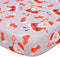 Christmas Crib Sheet, Fitted Crib Sheet with Santa Claus, Christmas Stocking, Snowflake,