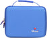 Mchoi Shockproof Carrying Case for Hot Wheels 20 Cars, Toy Car Organizer for Matchbox Cars Storage, Blue, Case Only