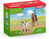 Schleich Farm World Rodeo Roping Playset - Cowgirl Rider Figurine with Cow, Pen, Rope, 9-Piece Toy