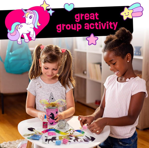 WOOODLIFY 8 9 10 11 12 8-10 8-12 Light-up Unicorn Fairy & Mermaid Lanterns Craft Kit Christmas Gifts for Year Old Girls