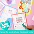 12 Packs JOYIN Valentine's Day Cards with Pop Fidget Keychain Toys, Stress Anxiety Relief Fidget Toys with Cards