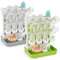 Flysich Baby Bottle Drying Rack, 2PCS Space Saving Baby Bottle Organizer for Countertop,