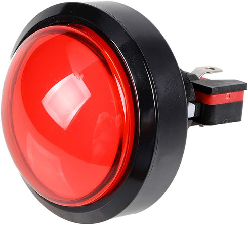 EG STARTS 5X Arcade Buttons, 60mm Dome 2.36 inch LED Push Button for Arcade Machine Video Games