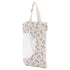 Quilted Baby Wipe Holder, Canvas Floral Quilted Pouch with Hanging Strap, Portable Diaper Wipe Holder for Travel