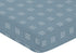 Sweet Jojo Designs Dark Blue Boho Mudcloth Boy or Girl Fitted Crib Sheet Baby Toddler Bed Nursery - Slate Blue
