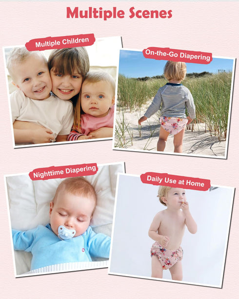 6 Pack Babygoal Cloth Diaper Covers