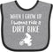 inktastic Dirt Biking Motocross Baby Bib – Future Dirt Biker Design