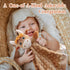 Girl Highland Cow Baby Security Blanket Loveys for Babies Girls, 16" Soft Baby Lovey Blanket, Baby Snuggle Stuffed Animals Blankie, Baby Girls Gifts for Infant and Toddler by MOVEPAI